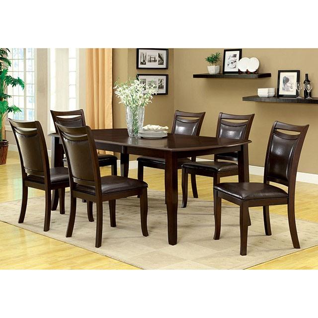 Woodside Dark Cherry/Espresso Side Chair (2/CTN) - Joseph's Furniture (East Orange, NJ)