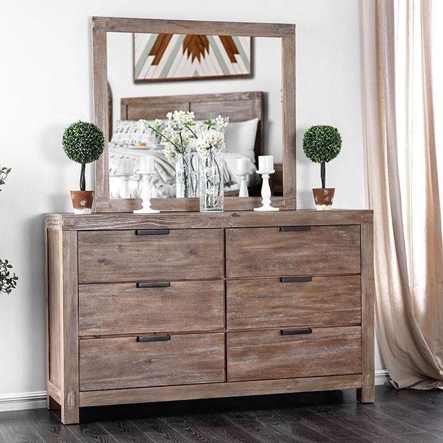 Wynton Weathered Light Oak Dresser - Joseph's Furniture (East Orange, NJ)