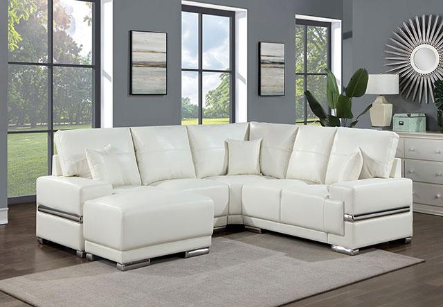 ALTHEA Sectional, White - Joseph's Furniture (East Orange, NJ)