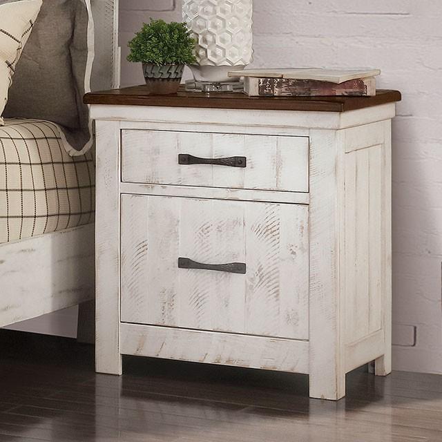 ALYSON Night Stand w/ USB Plug - Joseph's Furniture (East Orange, NJ)