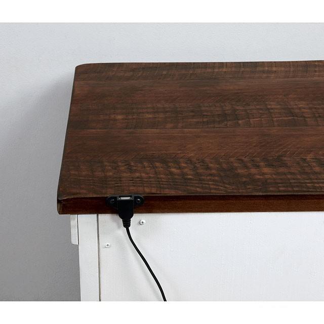 ALYSON Night Stand w/ USB Plug - Joseph's Furniture (East Orange, NJ)