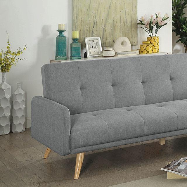Burgos Futon Sofa - Joseph's Furniture (East Orange, NJ)