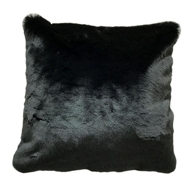 Caparica Black 20" X 20" Pillow, Black - Joseph's Furniture (East Orange, NJ)