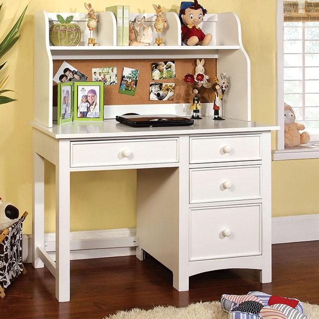 Omnus White Desk - Joseph's Furniture (East Orange, NJ)