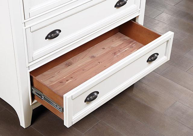 CASTILE Chest, White - Joseph's Furniture (East Orange, NJ)