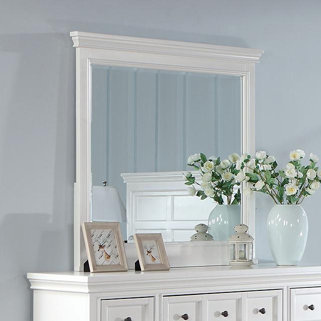 CASTILE Mirror, White - Joseph's Furniture (East Orange, NJ)