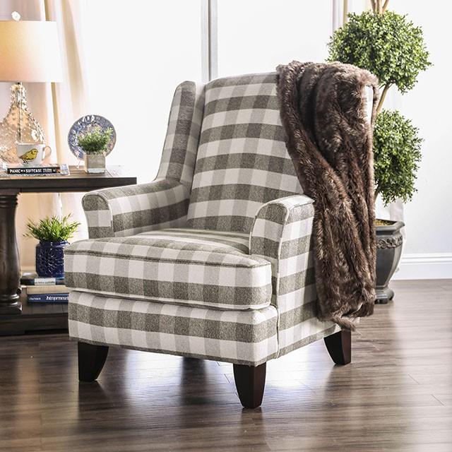 Christine Light Gray Chair - Joseph's Furniture (East Orange, NJ)
