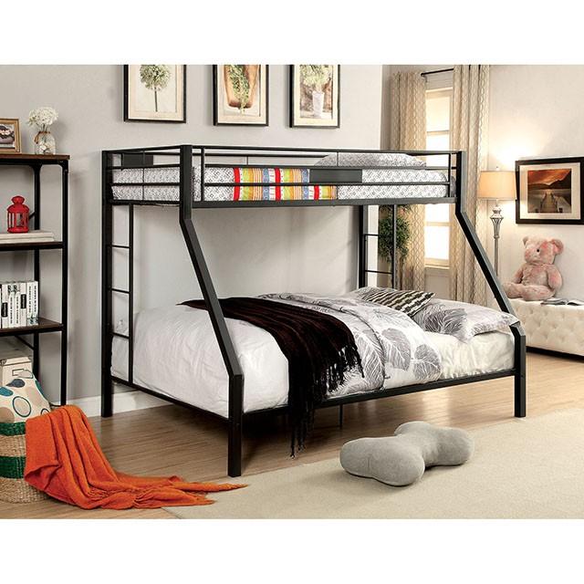 CLAREN Black Twin/Queen Bunk Bed - Joseph's Furniture (East Orange, NJ)