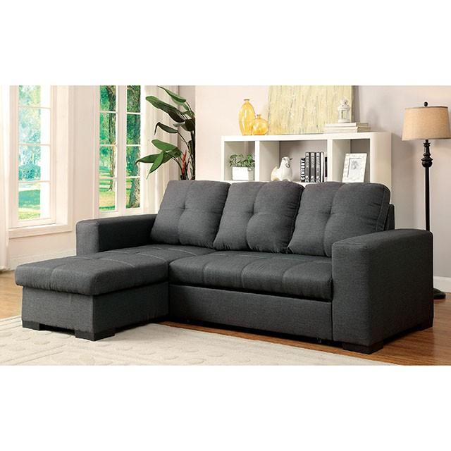 DENTON Sectional, Gray - Joseph's Furniture (East Orange, NJ)