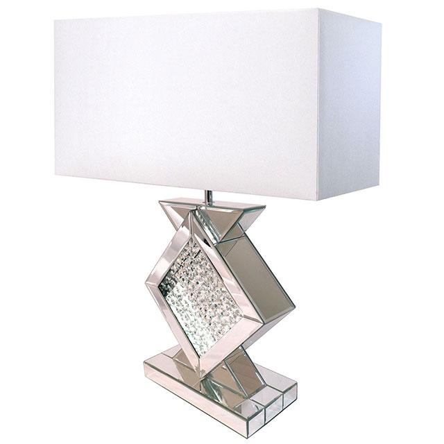 DESMA Table Lamp, Champagne/White - Joseph's Furniture (East Orange, NJ)
