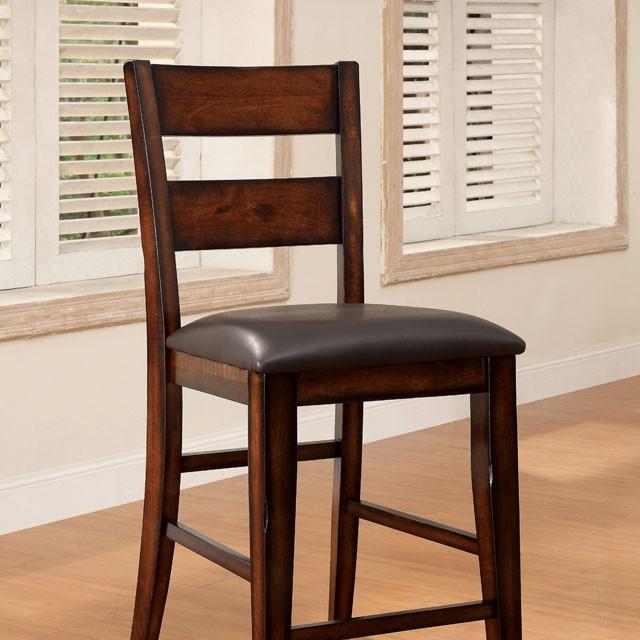 DICKINSON II Dark Cherry Counter Ht. Chair (2/CTN) - Joseph's Furniture (East Orange, NJ)