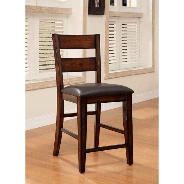 DICKINSON II Dark Cherry Counter Ht. Chair (2/CTN) - Joseph's Furniture (East Orange, NJ)