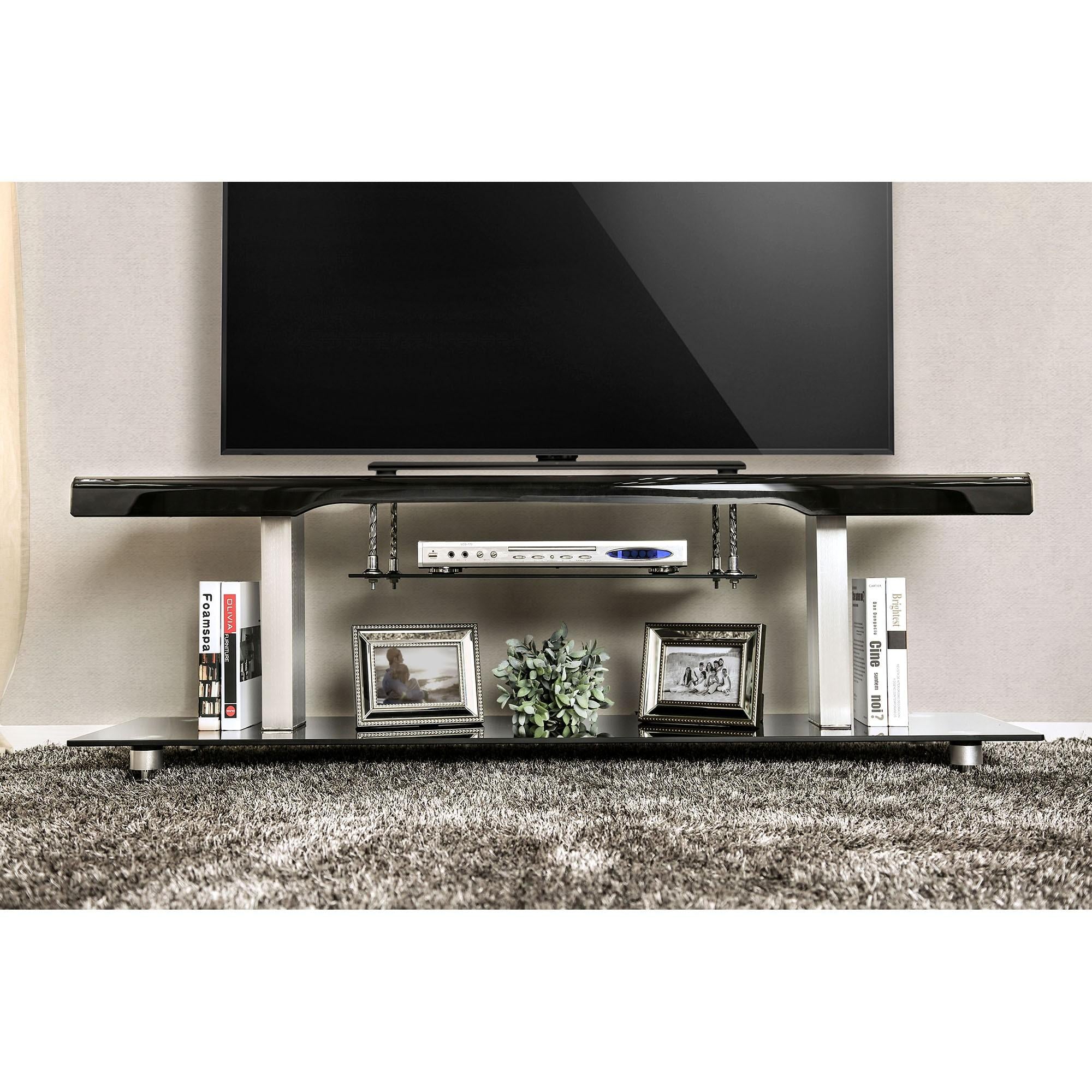 Dietrich Black 60" TV Console - Joseph's Furniture (East Orange, NJ)