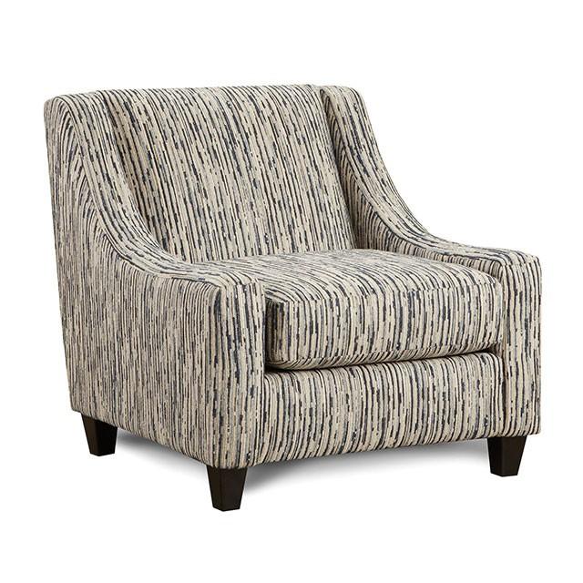 EASTLEIGH Accent Chair, Striped - Joseph's Furniture (East Orange, NJ)