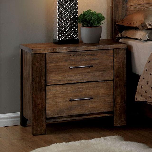 ELKTON Oak Night Stand - Joseph's Furniture (East Orange, NJ)