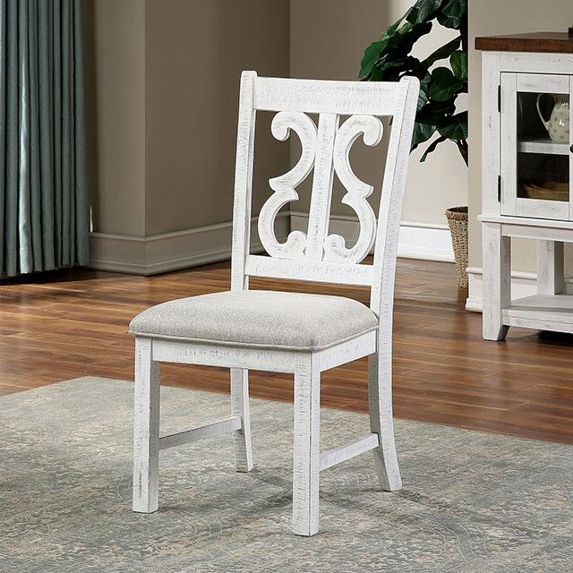 Auletta Transitional Side Chair (2/CTN) - Joseph's Furniture (East Orange, NJ)