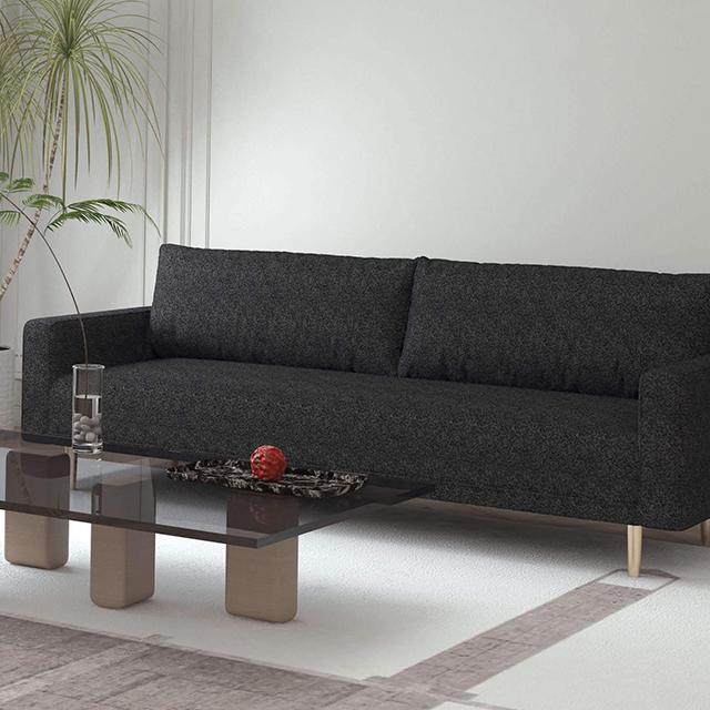 ELVERUM Sofa, Black - Joseph's Furniture (East Orange, NJ)