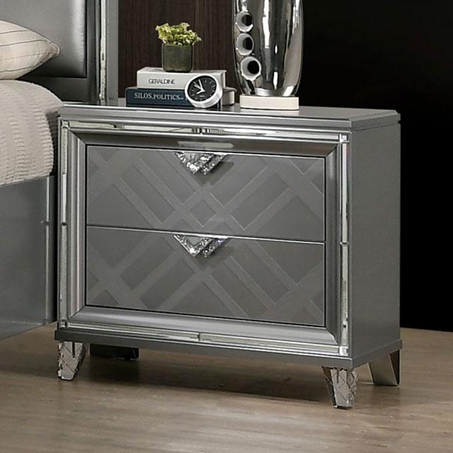 EMMELINE Night Stand w/ USB Outlet - Joseph's Furniture (East Orange, NJ)