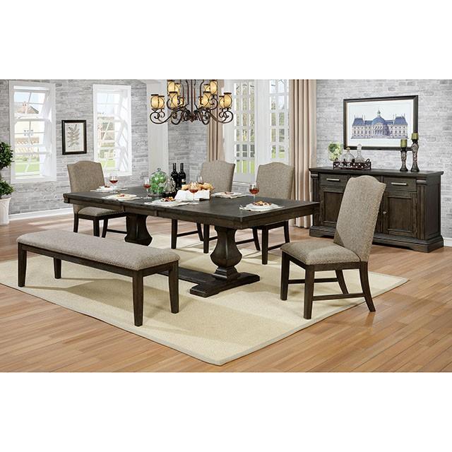 Faulk Espresso Dining Table - Joseph's Furniture (East Orange, NJ)