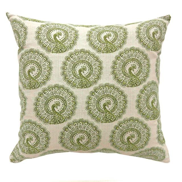 FIFI 22" X 22" Pillow, Green (2/CTN) - Joseph's Furniture (East Orange, NJ)