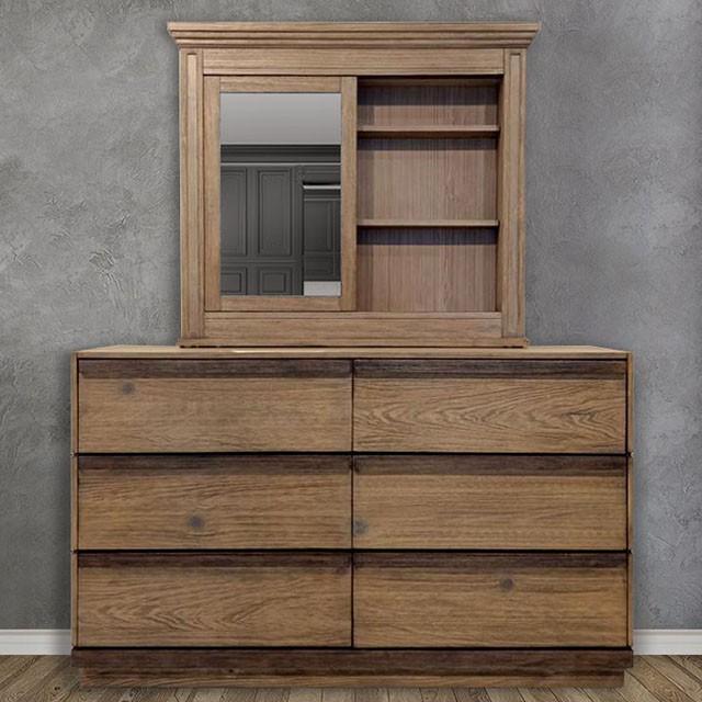 COIMBRA Rustic Natural Tone Dresser - Joseph's Furniture (East Orange, NJ)
