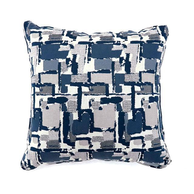 Concrit Blue 18" X 18" Pillow, Blue (2/CTN) - Joseph's Furniture (East Orange, NJ)