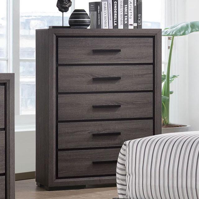 Conwy Gray Chest - Joseph's Furniture (East Orange, NJ)