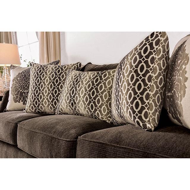 Cornelia Light Brown Love Seat - Joseph's Furniture (East Orange, NJ)