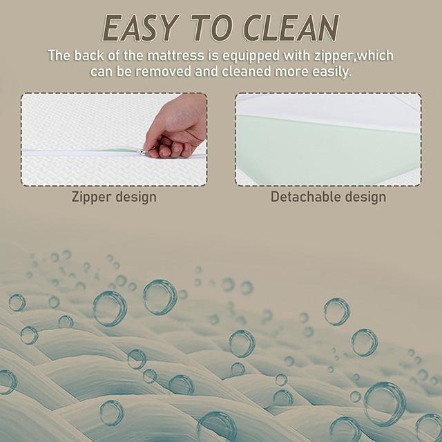 Forsythia 10" E.King Green Tea Gel Memory Foam - Joseph's Furniture (East Orange, NJ)