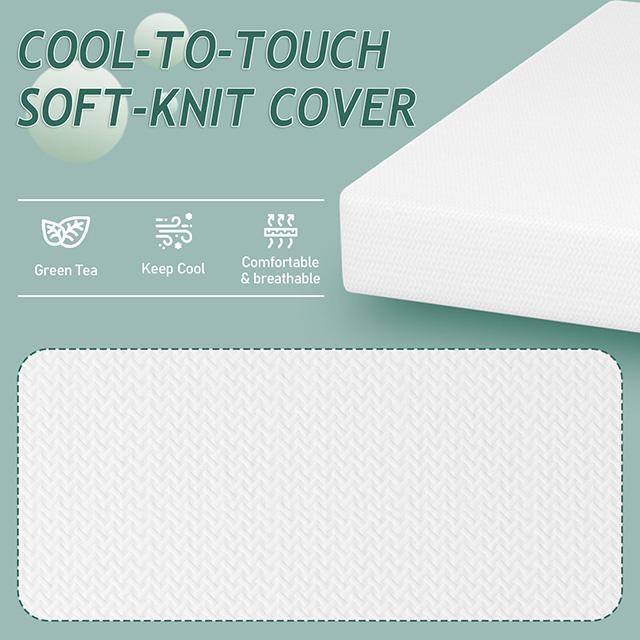 Forsythia 10" Full Green Tea Gel Memory Foam - Joseph's Furniture (East Orange, NJ)