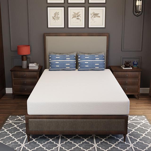 Forsythia 8" Full Green Tea Gel Memory Foam