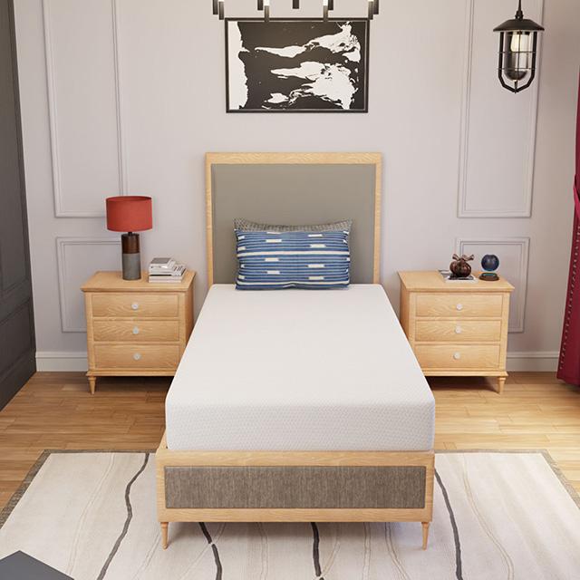 Forsythia 8" Twin Green Tea Gel Memory Foam - Joseph's Furniture (East Orange, NJ)