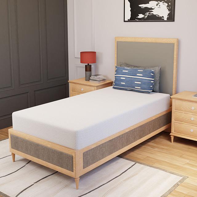 Forsythia 8" Twin Green Tea Gel Memory Foam - Joseph's Furniture (East Orange, NJ)