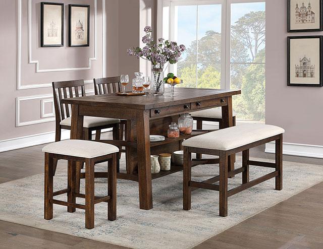 FREDONIA Counter Ht. Table - Joseph's Furniture (East Orange, NJ)
