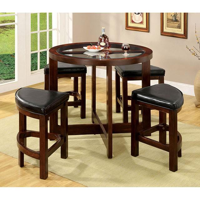 Crystal Cove 5 Pc. Counter Ht. Table Set - Joseph's Furniture (East Orange, NJ)
