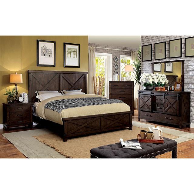 Bianca Bed Brown & Gray - Joseph's Furniture (East Orange, NJ)