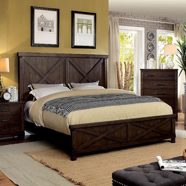 Bianca Bed Brown & Gray - Joseph's Furniture (East Orange, NJ)