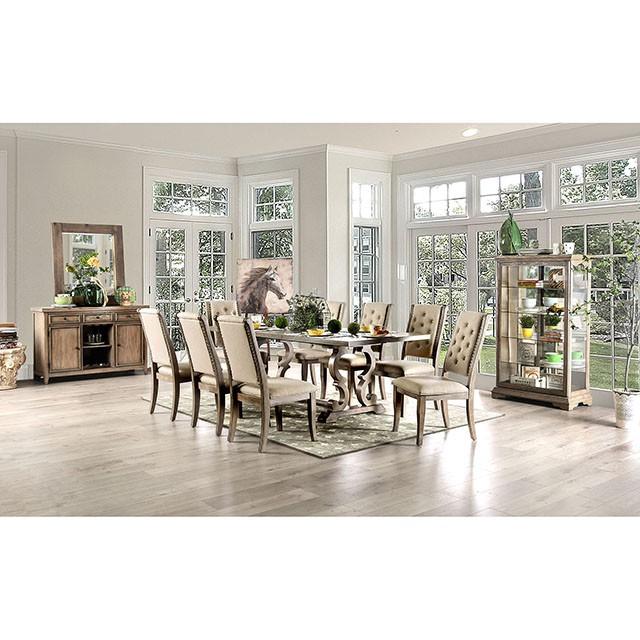 Patience Rustic Natural Tone Dining Table - Joseph's Furniture (East Orange, NJ)