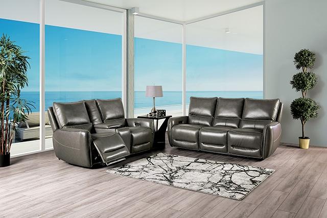 PHINEAS Power Sofa, Gray - Joseph's Furniture (East Orange, NJ)