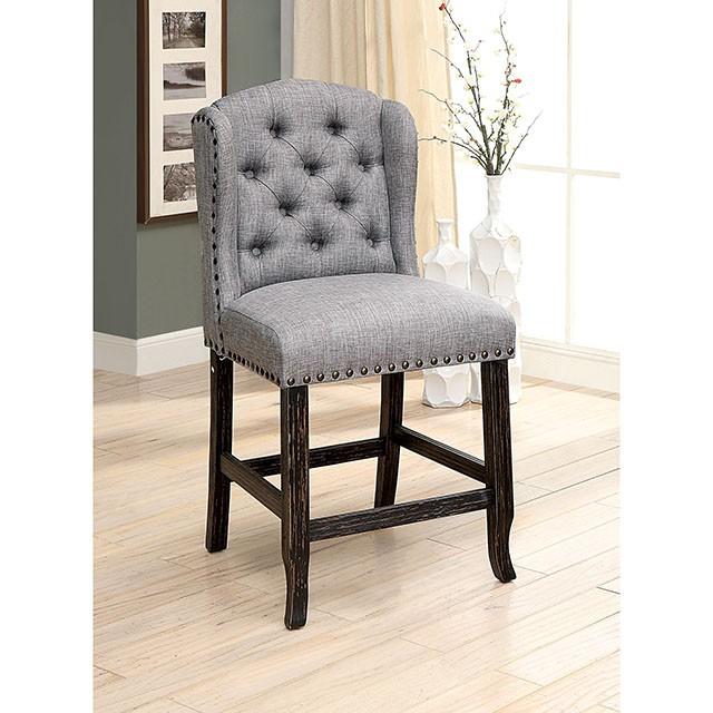SANIA Counter Ht. Wingback Chair (2/CTN) - Joseph's Furniture (East Orange, NJ)