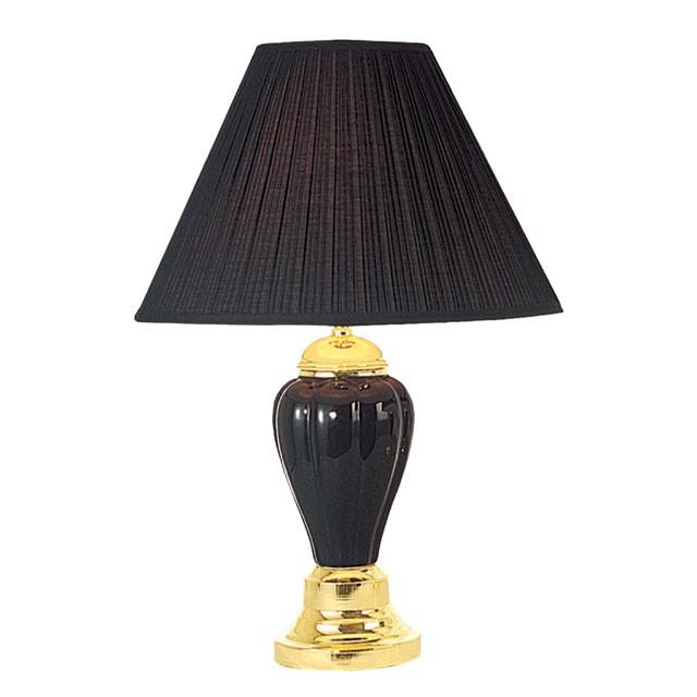 SCARLETT Black Table Lamp (6/CTN) - Joseph's Furniture (East Orange, NJ)
