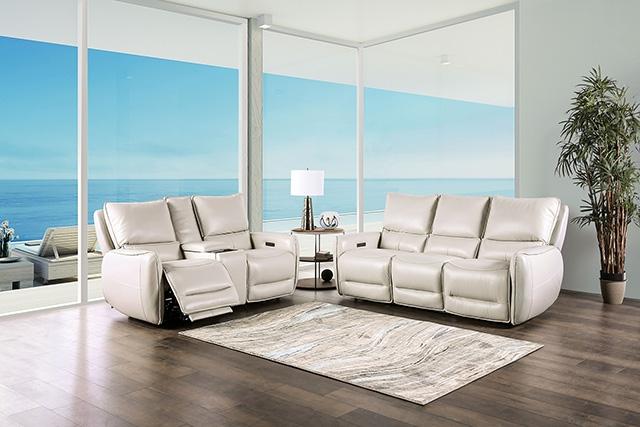 PHINEAS Power Sofa, Beige - Joseph's Furniture (East Orange, NJ)