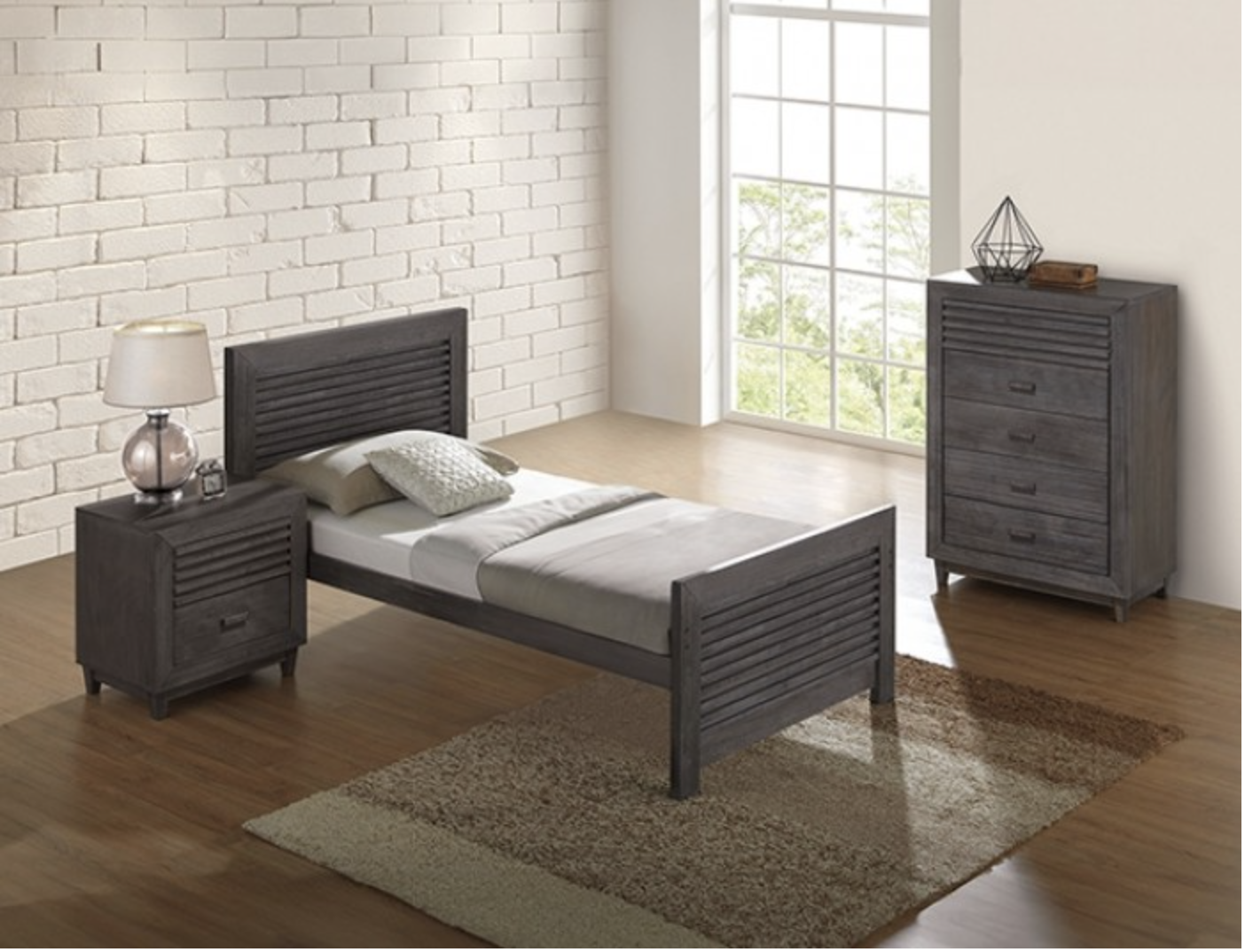 Griffin 4 Pc Twin Bedroom Set - Joseph's Furniture (East Orange, NJ)