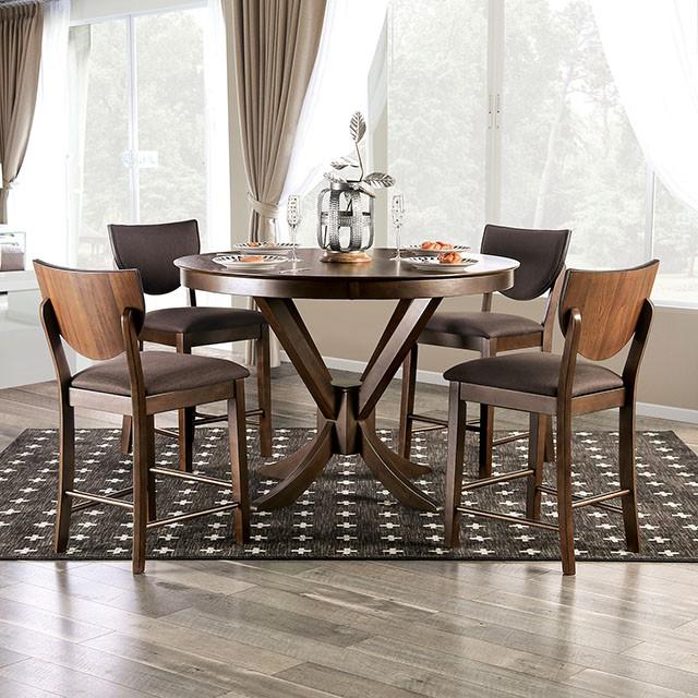 MARINA Counter Ht. Round Dining Table - Joseph's Furniture (East Orange, NJ)