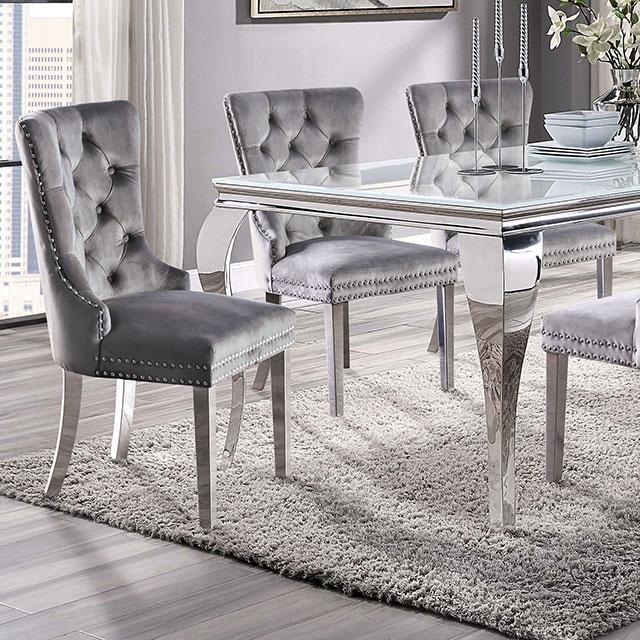 NEUVEVILLE Dining Table, White - Joseph's Furniture (East Orange, NJ)