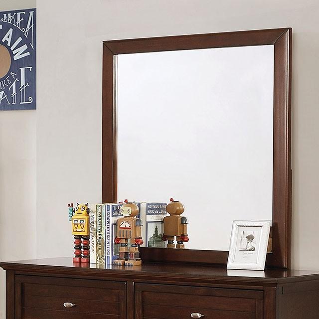 Brogan Brown Cherry Mirror - Joseph's Furniture (East Orange, NJ)