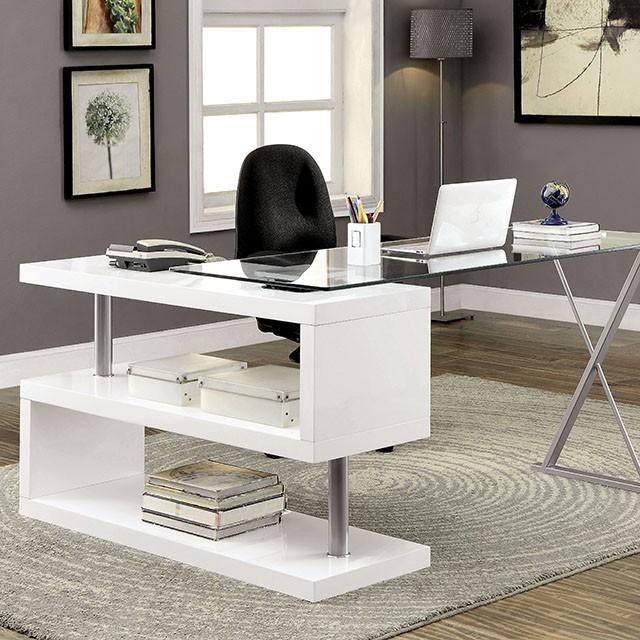 BRONWEN White Desk - Joseph's Furniture (East Orange, NJ)