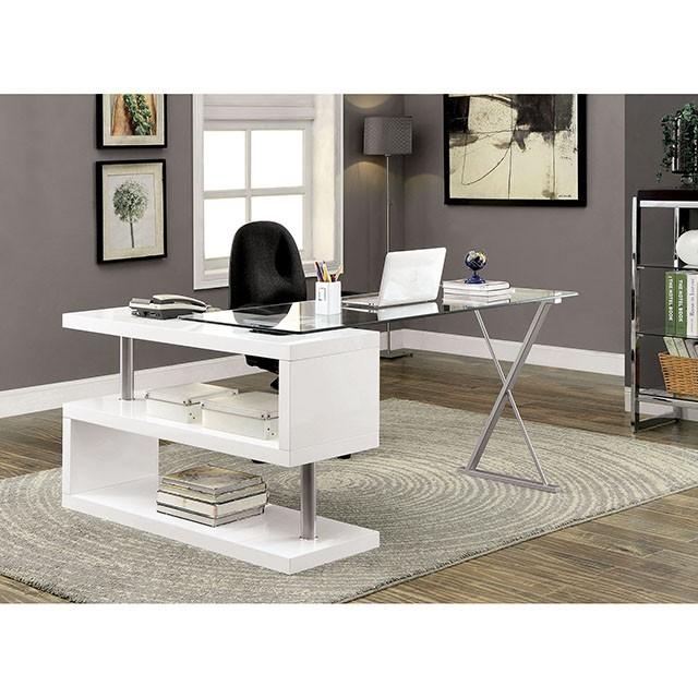 BRONWEN White Desk - Joseph's Furniture (East Orange, NJ)