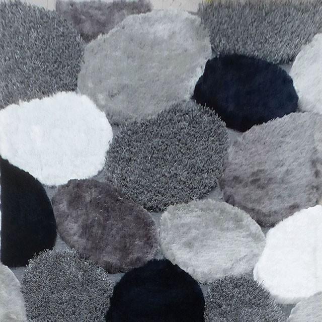 Vancouver Gray/Navy 5' X 7' Area Rug - Joseph's Furniture (East Orange, NJ)