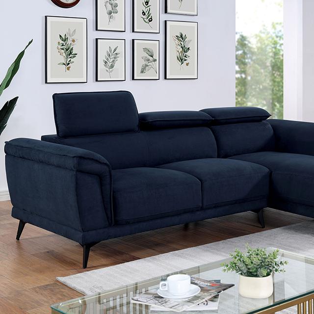 NAPANEE Sectional, Navy - Joseph's Furniture (East Orange, NJ)